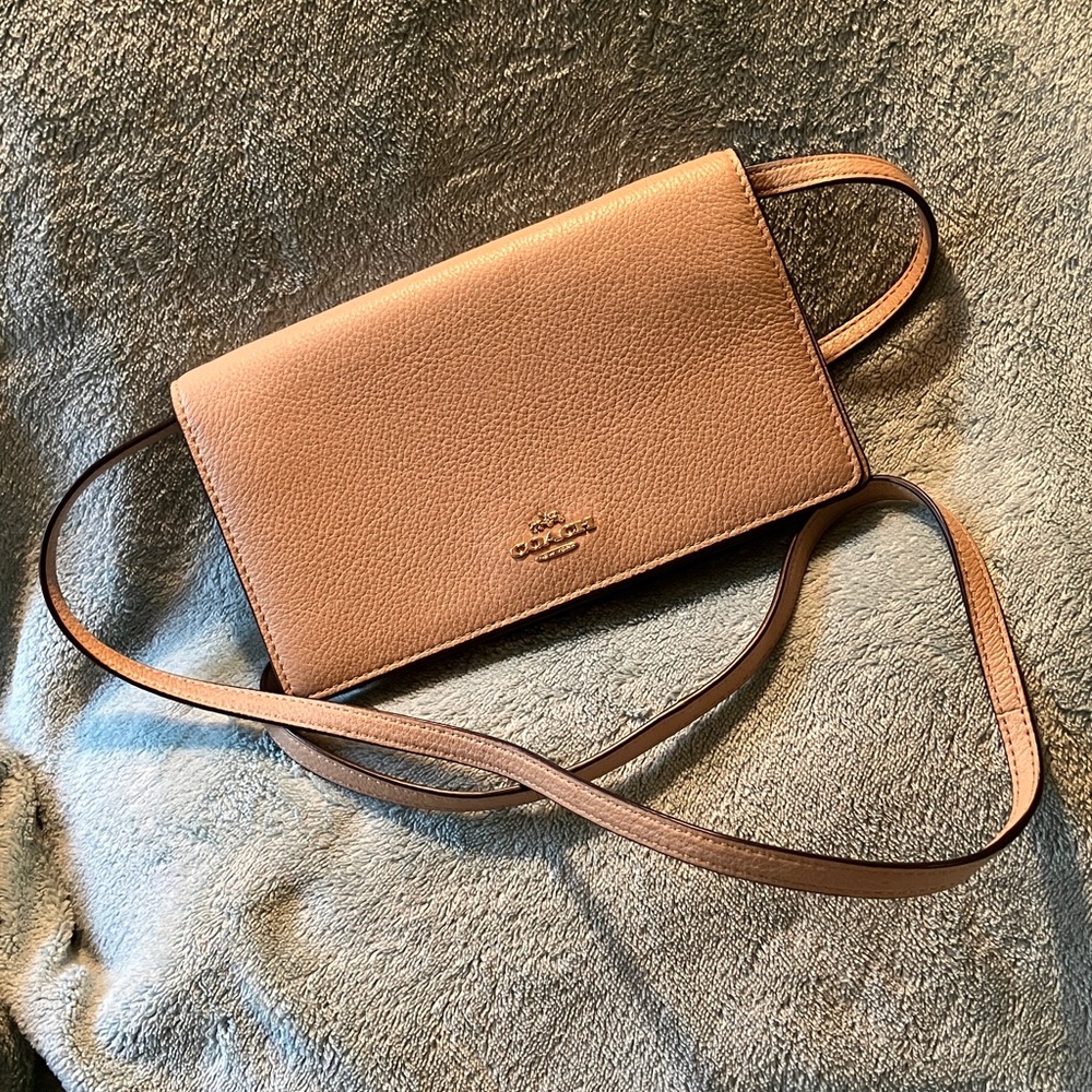 COACH ANNA FOLDOVER CLUTCH/CROSSBODY